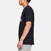 Under Armour Reflective Round Neck Loose T-Shirt Men Tops Black 1351617-001