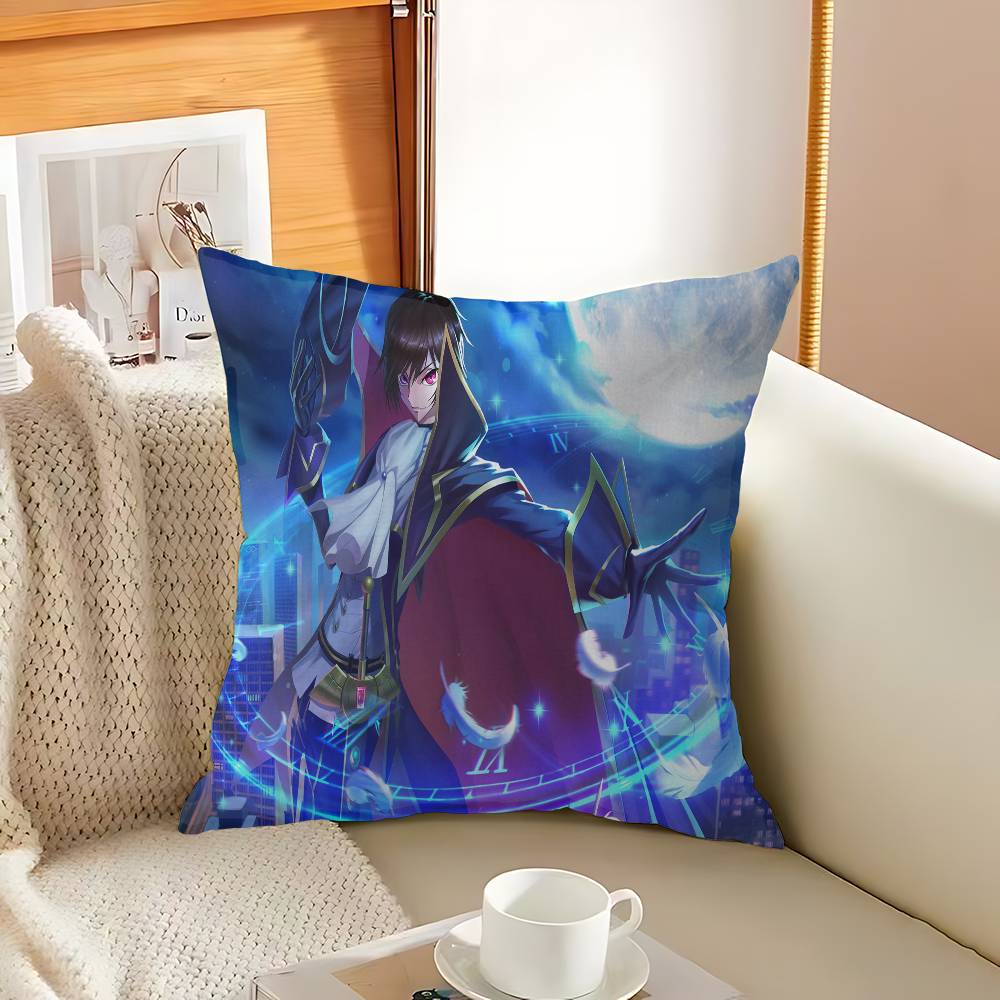 Anime Julius Kingsley Code Geass Pillow Cover for Bedroom Room and Living Room Sofa Decorative Cushion Cover