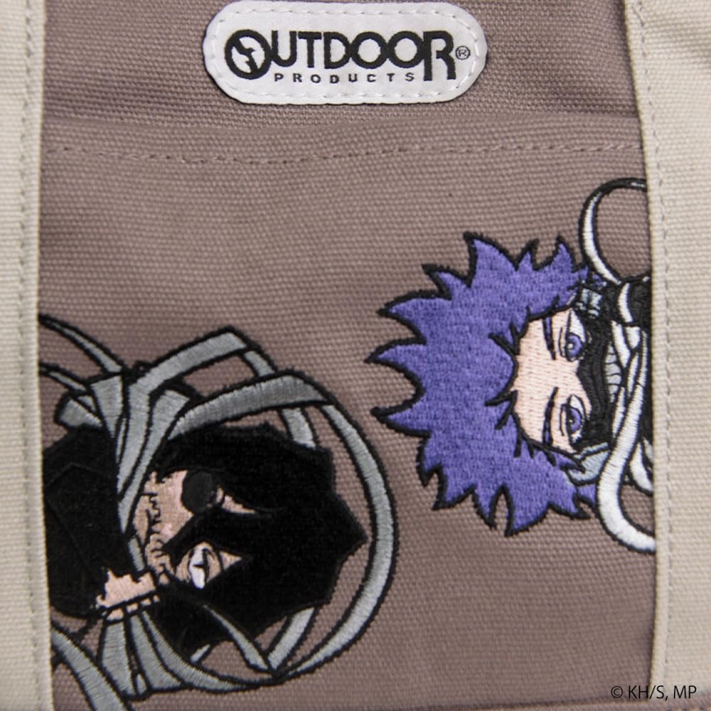 Hero Academia x OUTDOOR Mini Character Tote Bag with Keychain Hitoshi Shinso x Shota Aizawa ODHA12 Gray [My PRODUCTS] -