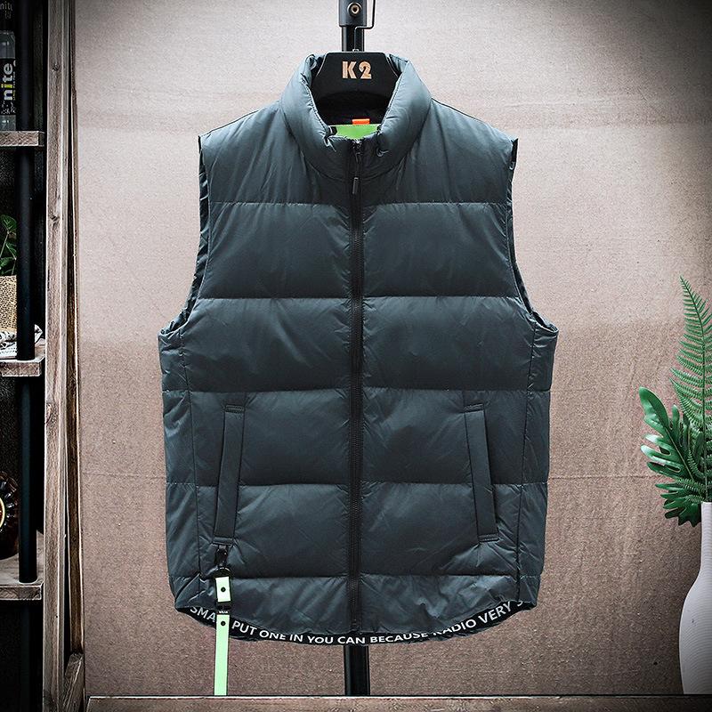 Men`s winter washed vest Korean version