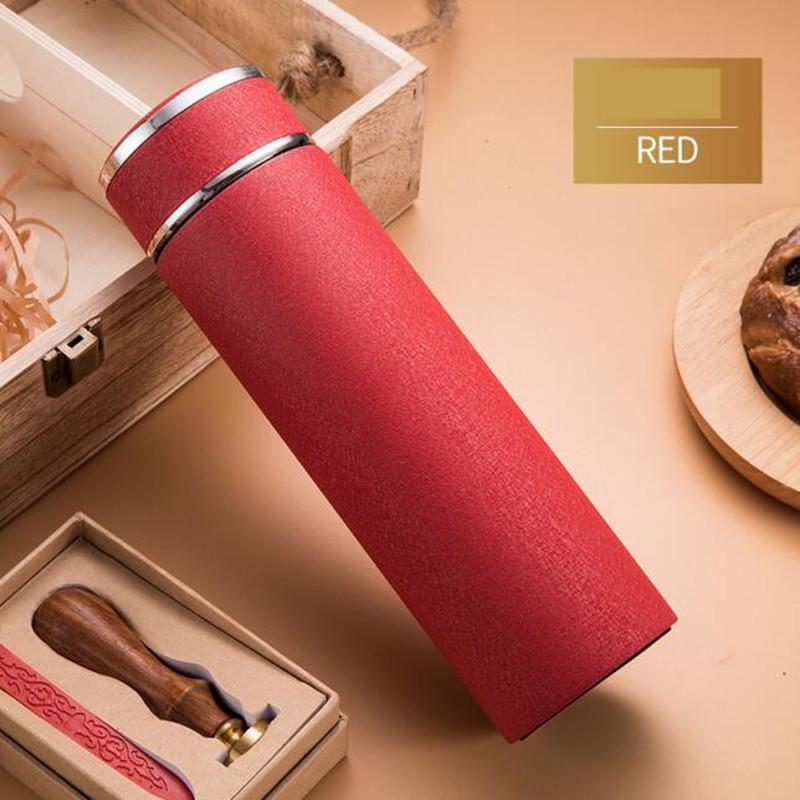 500 ml isolierte Reise-Auto-Ei-Sieb, Edelstahl-Thermosbecher, Wasserflasche, Isolierflaschen