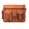 Royal Men's Genuine Leather Vintage Laptop Messenger Briefcase Bag Satchel