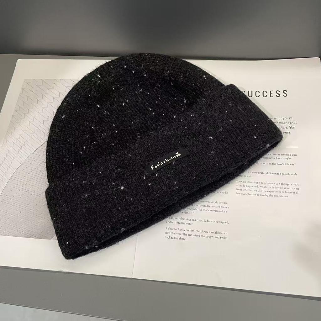 Korean Autumn and Winter New Hand dyed Knitted Hat Cold Hat Korean Version Ins Ear Protection Wool Hat Trend