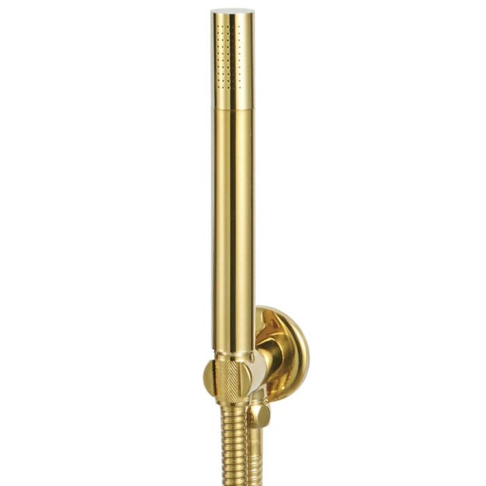 Panneau de douche - VIDAXL - Système de douche - Acier inoxydable 201 - Design doré - Douchette à main