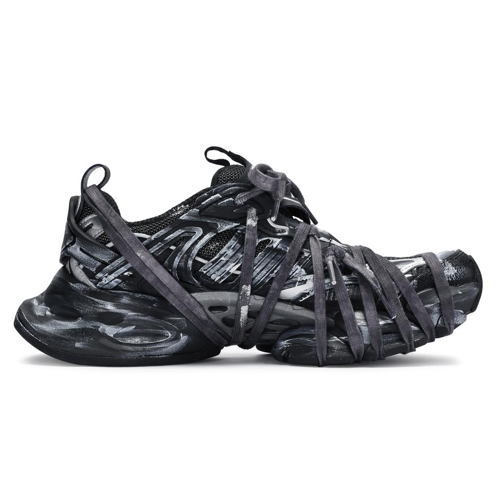adidas VENTO XLG DELUXE Niedrige Laufschuhe Unisex Schwarz Silber IH0070(Team80-)