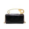 Metal Pin Design Women Crossbody Bags Fashion Pu Leather Female Purses And Handbags Chian Sling Bag Ladies Clutch Bag Bolsa
