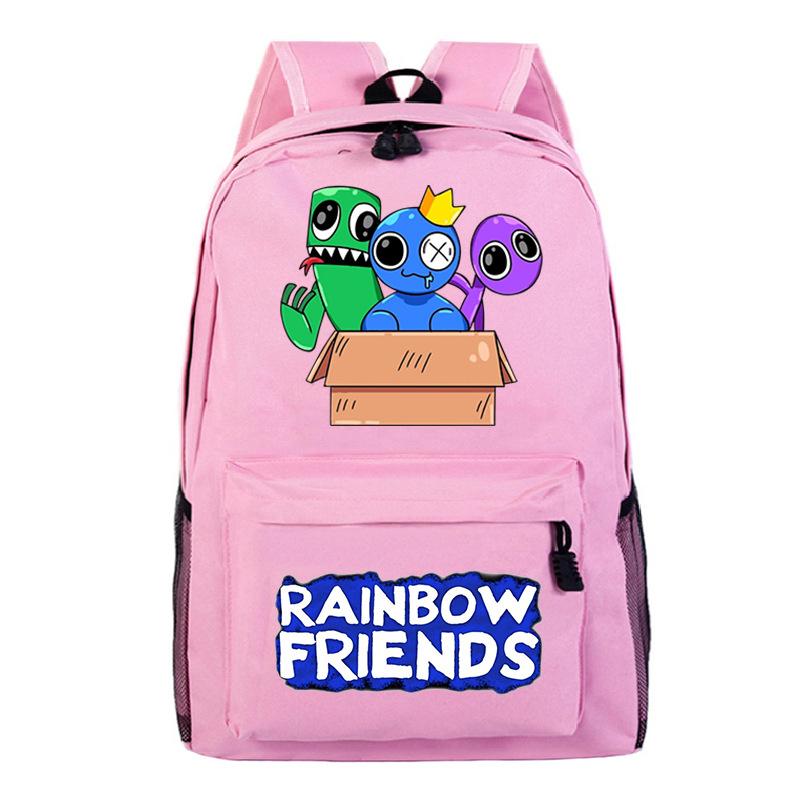Cartoon Backpack For Primary School Students, Junior High School Students, Campus Burden Reduction Schoolbag Wide Shoulder Large Capacity Computer Bag