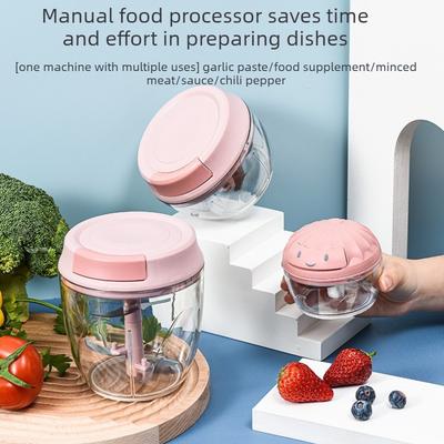 Manual Garlic Press Small Chopper Crusher for Home Kitchen Easy To Use Handheld Mincer