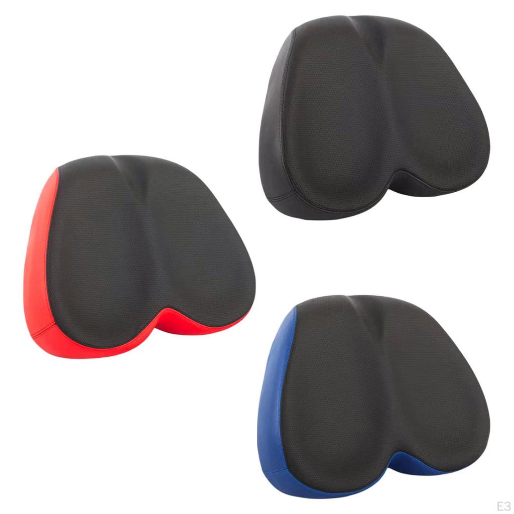 Indoor Bike Seat Accessory Easy Install Replacement for Exercise Bikes Cushion