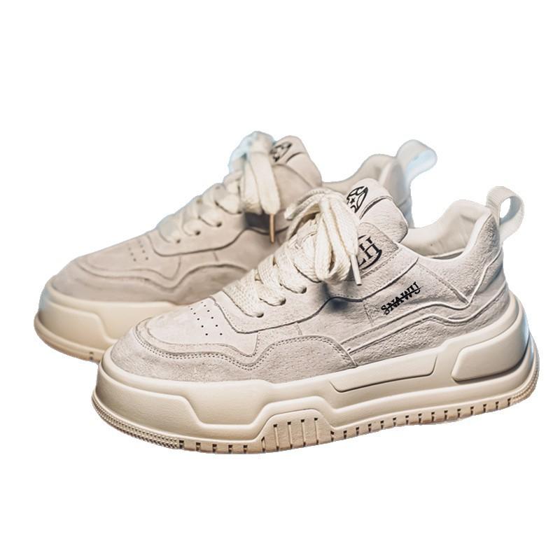 Increase height in autumn casual board shoes men's Korean version of the new niche design versatile trendy brand high-end sports and leisure shoes