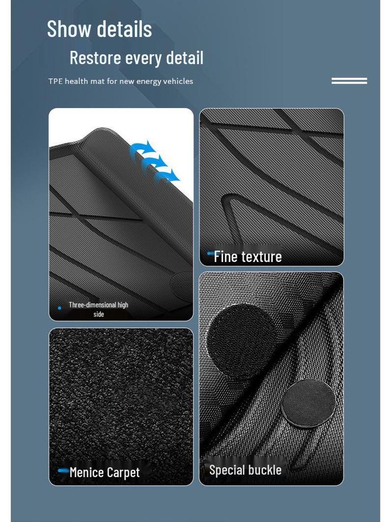 Eco-Friendly TPE Car Floor and Trunk Mats for 24 Exeed-Star ES