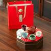 Tao Ding Xuan Five Blessings Ceramic Kung Fu Tea Set