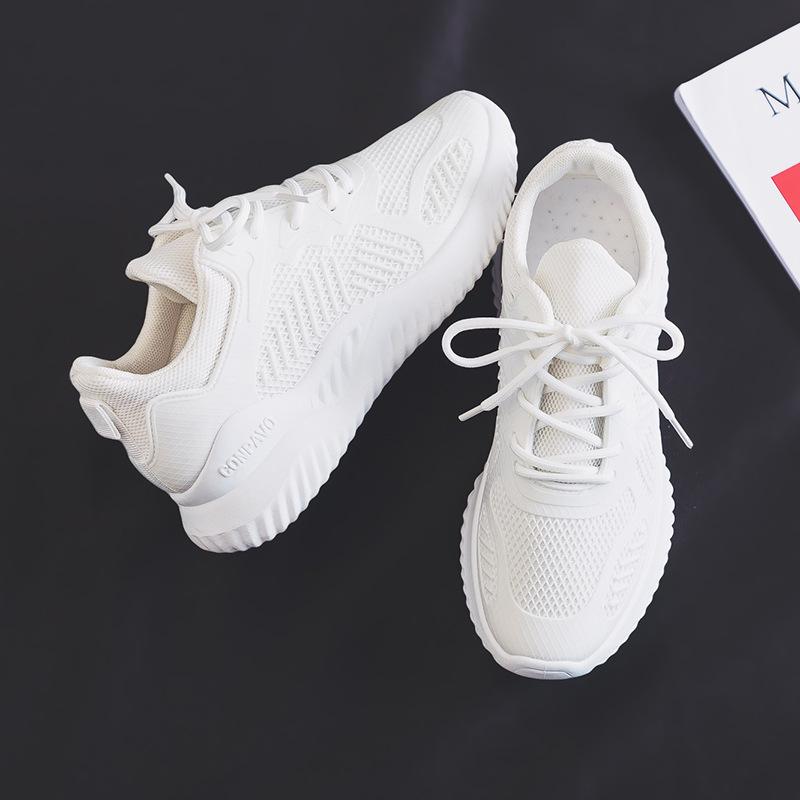 Korean version of thick-soled heightening little white shoes women's 2020 new super-fire sports shoes women's casual shoes running shoes women's tide