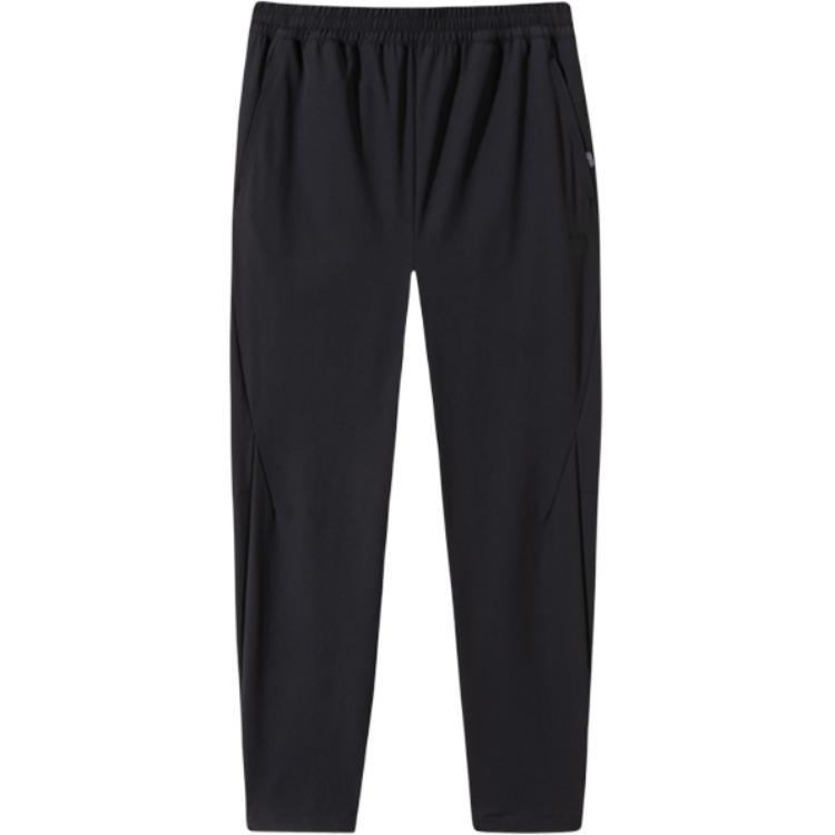 

Anta Straight Leg Simple Casual Solid Color Elastic Knitted Sports Pants Men Bottoms Light-Gray 952517509-4 S