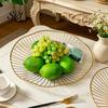 Luxury Dining Table Decor Household Fruit Plate Thickened Iron Bowl with Large-Capacity Draining Design for Elegant Kitchen Holder Counter Anti-Rust