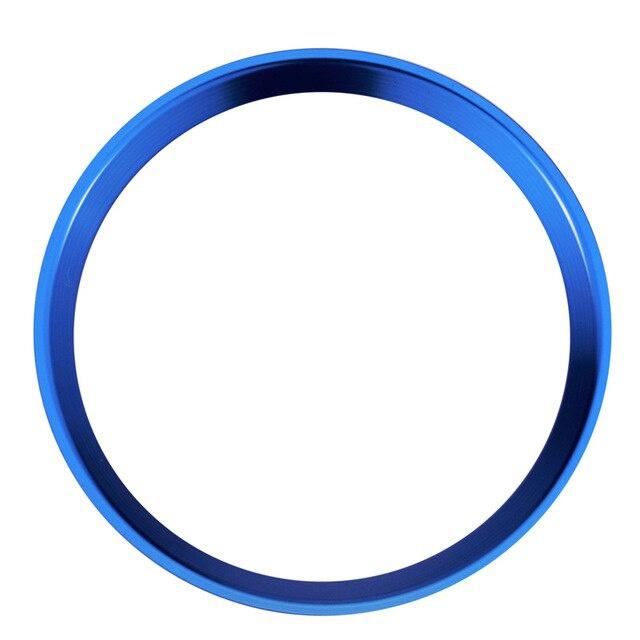 

Центральная эмблема рулевого колеса, украшение, круглая кольцевая крышка, отделка, авто интерьер для B * z CE CLA GLA GLE GLC синий