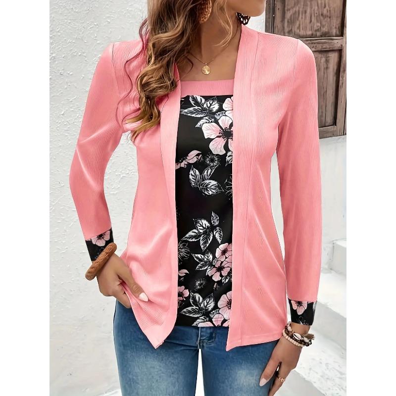 

BITCED Women s Fashion Casual Solid Color Print Long Sleeve Blouses & Shirts Unique design XXL