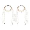 Women Mask Headpiece With Detachable Fringe Design Lightweight Comfortable For Bridal Parties And Performers