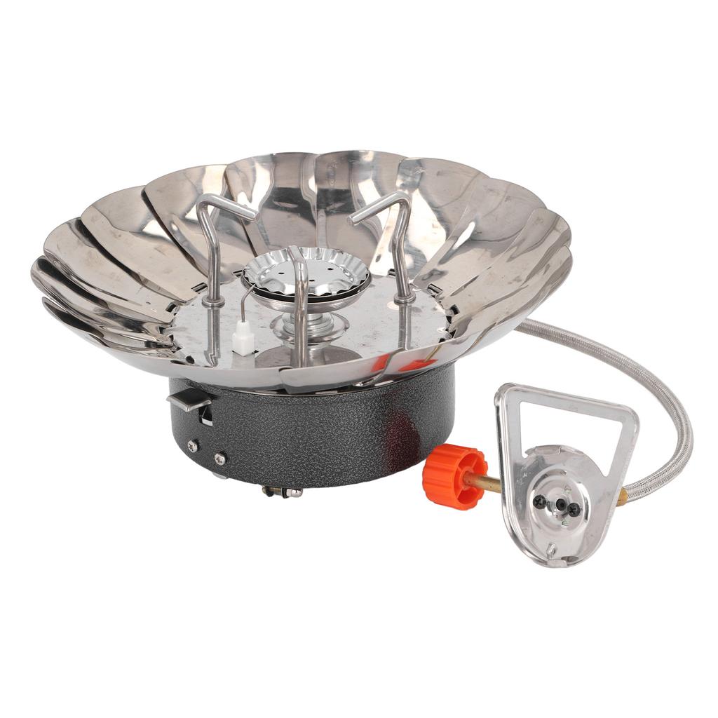 Mini Camping Stove Folding Stable Support Wind Resistant High Efficiency Portable Gas Stove for