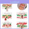 Festive Christmas Jewelry Boxed Gift Set Featuring Reindeer And Santa Handmade Bracelets For Holiday Gifting