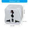 0-250V 10A/16A 2000W Portable European Plug Converter European Travel Plug Adapter EU Socket Converter Adapter