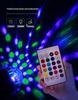 Bluetooth Music Stand with USB 5V: Seven-Color Rotating Sound-Controlled Magic Ball Stage Light