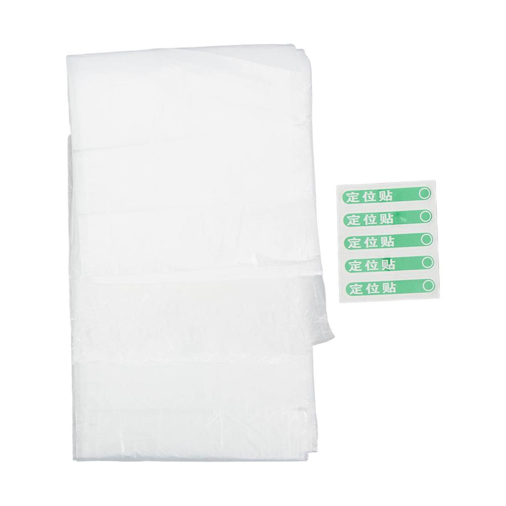 5pcs Disposable Bathtub Cover Liner Large Bathtub Liner Plastic Bag for Salon Household and Hotel Bath Tubs