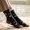 Abilujeu Women'S Flower Pattern Socks Hm-69-Wbt