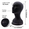 Male Foam Mannequin Head Model DIY Jewelry Headset Display Stand Versatile Uses for Professional or