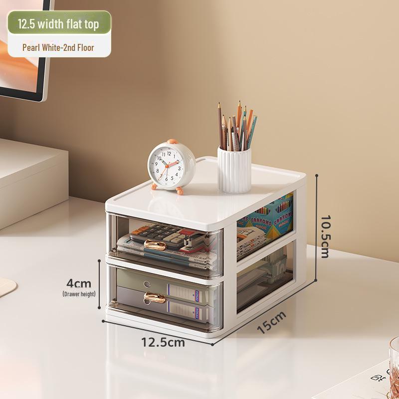 Plastic Drawer Desktop Organizer for Stationery and Cosmetics
