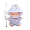 Big Eyes Labubu Time Doll's Clothes Two-piece Set 17cm Plush Dolls Clothes  Children Gift