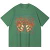 230 Gsm 100% Bomuld Heavy Metal T-shirt Rockband Populær Musik Print Unisex Tung Bomuld T-shirt