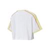 Puma Multicolor Striped Patchwork Round Neck Short Sleeve T-Shirt Women Tops White 598074-02