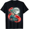 Krewetka Woła Mem Śmieszna Krewetka Ryba Ryba Koszulki Unisex Humor Moda Harajuku Kawaii T-shirt Damskie Ubrania Y2K