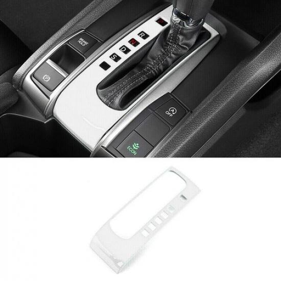 Central Console Gear Shift Frame Panel For Honda Civic 10th 16- Bright White