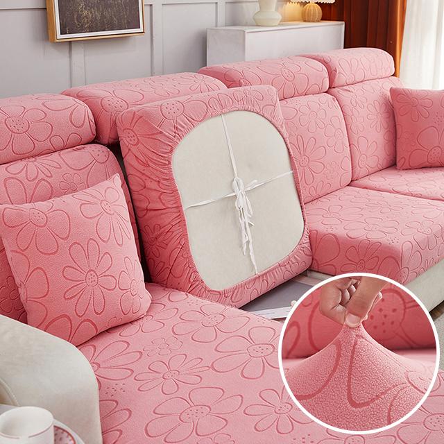 Husă de canapea Jacquard Husă de pernă pentru scaun, elastică, groasă, pentru cameră de zi, lavabilă, detașabilă, pentru fotoliu de colț, husă de pernă pentru canapea