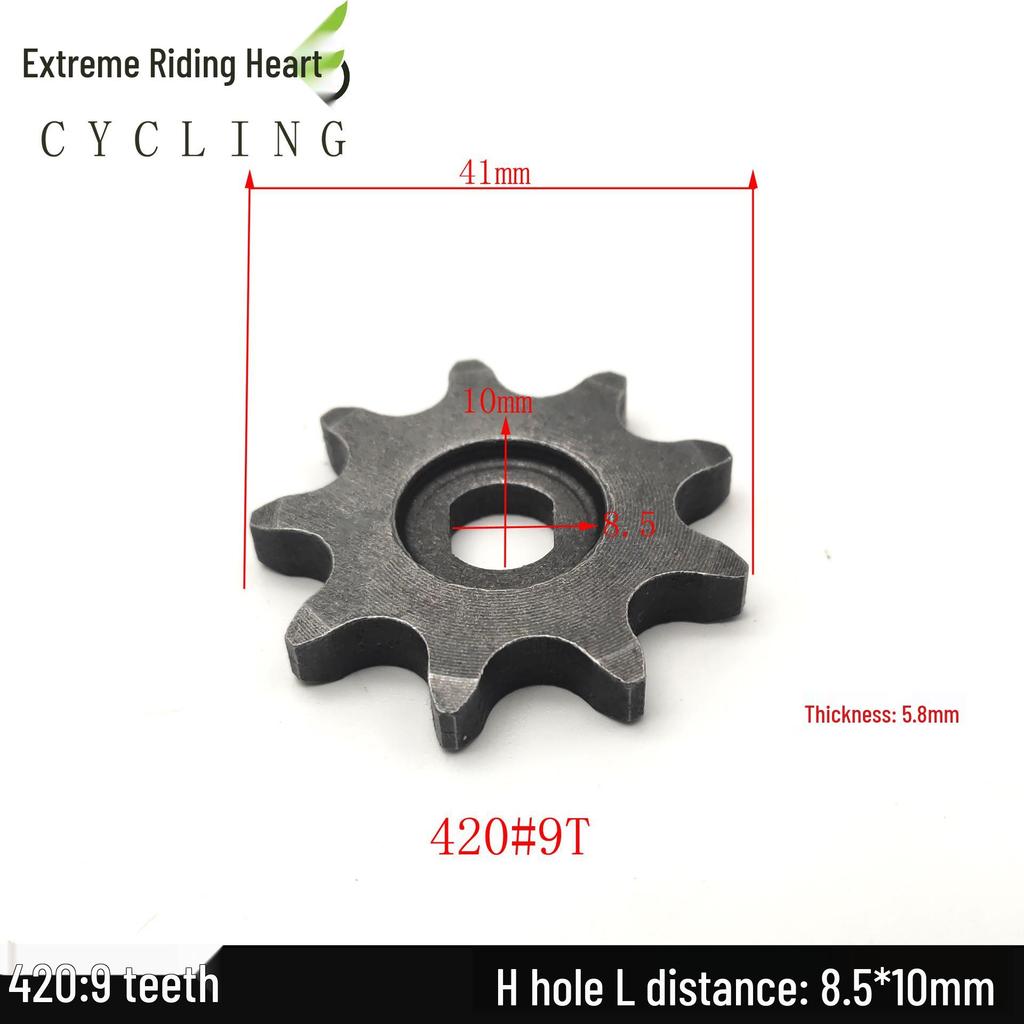 Sprocket pro elektrický motokáru/ATV - 9T/11T (420), 10T (428) Kompatibilní s MY1020/BM1109