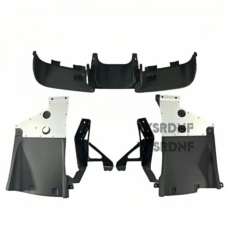 For Mini Cooper R56 Hatch/ R57 Convertible/ R58 Coupe/ montford JCW Style Rear Bumper Diffuser Lip Tail Spoiler Bracket Kit чёрный