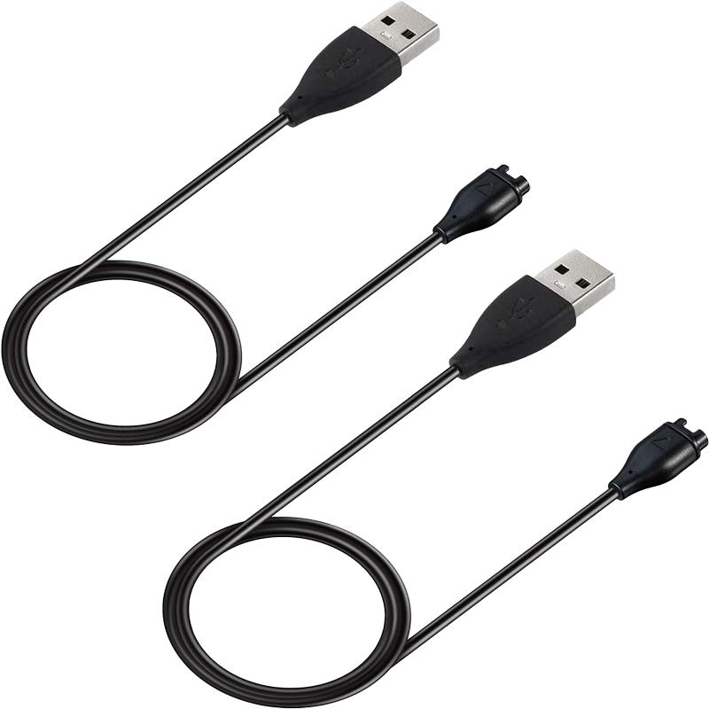 2PCS For Garmin Approach S10 S40 S60 G12 S12 S42 Vívoactive 3 4 4S, Instinct USB Charger Smartwatch Replacement Charger