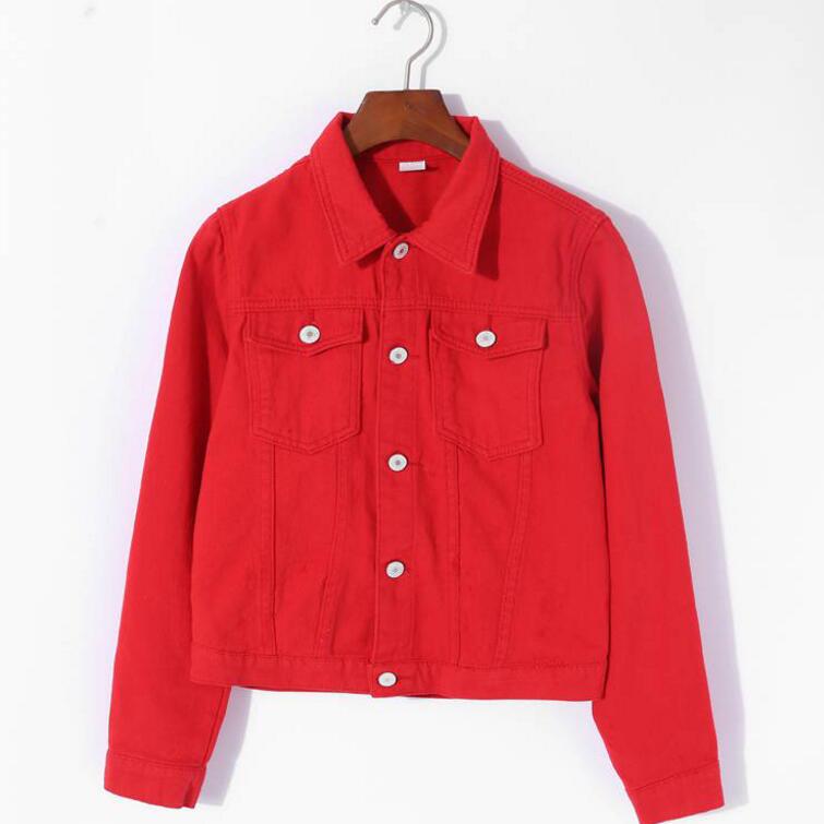 Fashion Slim Women Denim Jacket Female Loose Cowboy Coat 2019 Autumn Cool Pockets Girl Jean Outwear