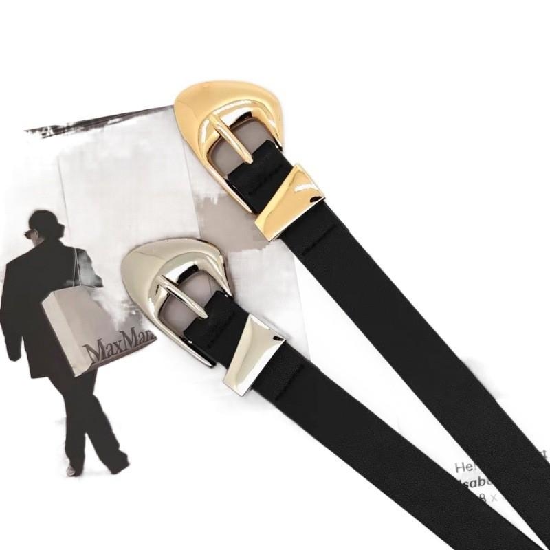 Stylish Women's Minimalist Metal Buckle Waist Belt For Fashion Dresses And Jeans