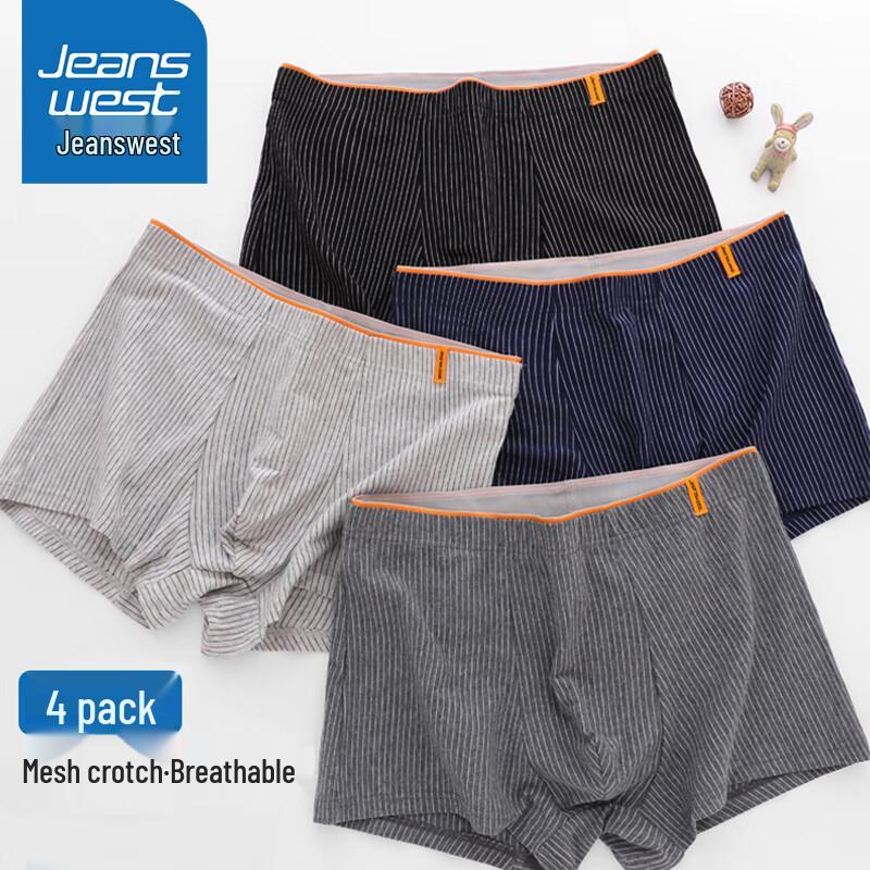 

Мужские дышащие трусы-боксеры Jeanswest, многоцветная упаковка