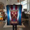 Benutzerdefinierter Name West Ham United2 Flanell-Decke, Hohe Qualität, Bequem für alle Jahreszeiten, Heimdekoration, Wärme und Komfort