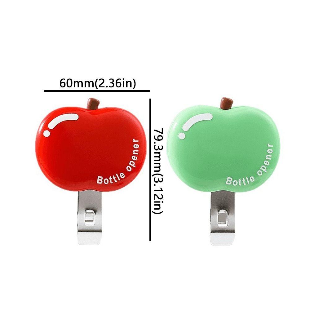 2pcs Fruit Shape Magnets Bottle Opener Multifunctional Refrigerator Corkscrew Bar Use