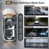10.26" Portable Wireless Carplay Screen for Car, 4K HD Car Stereo Touch Screen with Apple CarPlay/Android Auto, 4K Dash Cam, 1080P Backup Camera,