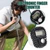LCD Screen Digital Tally Counter Number Counter Resettable Lap Record Ring Manual Knitting Row Tally Ring For Golfer Training