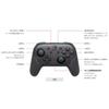 [Genuine Nintendo Product] Nintendo Switch Pro Controller ([Amazon.co.jp Exclusive] Nintendo Switch Logo Design Microfiber Cloth Included)
