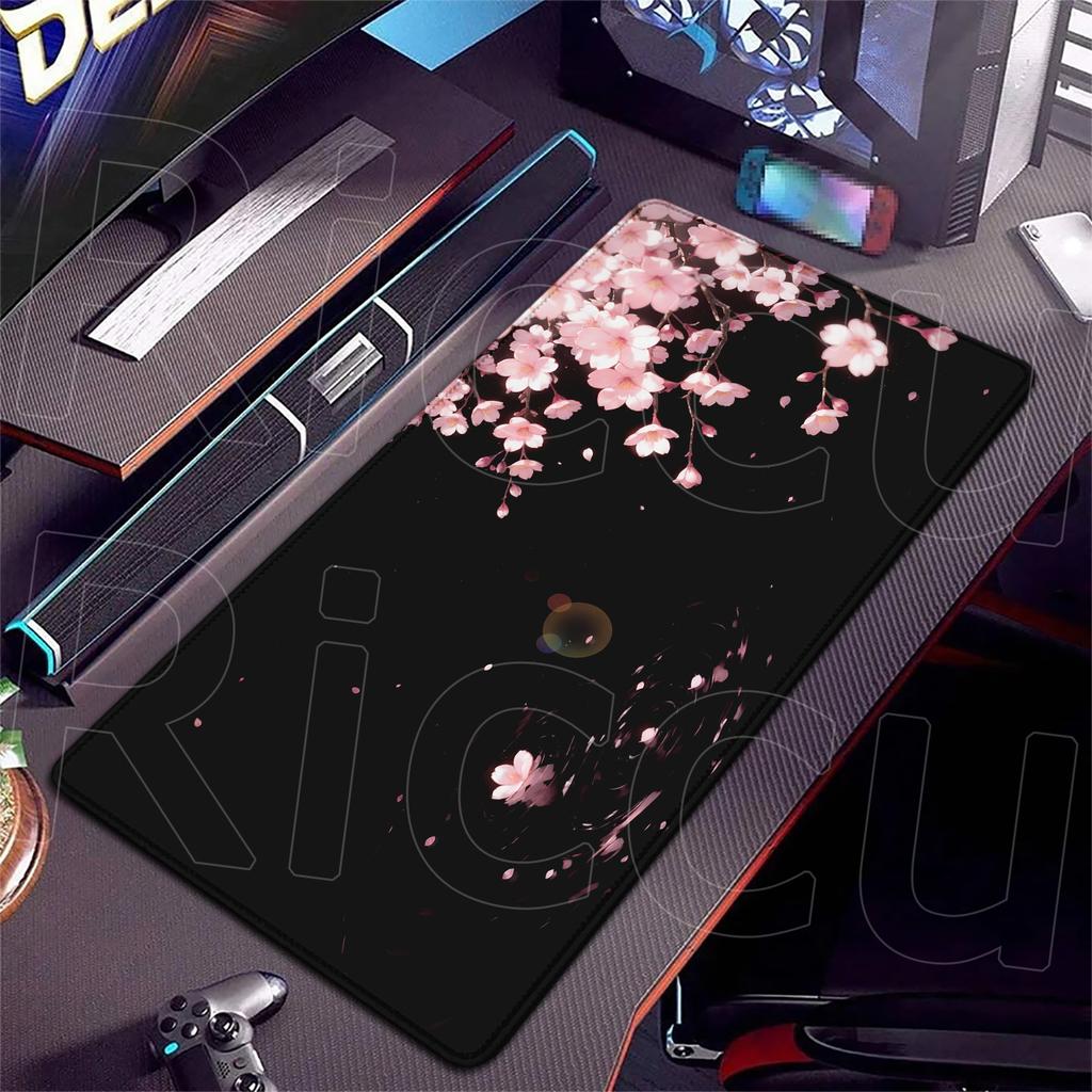 HD XXL Sakura Desk mat Japan Cherry Blossom Placemat MousePad Gaming Mouse pad Keyboard Pad Office Mats 400x900mm Carpet Laptop