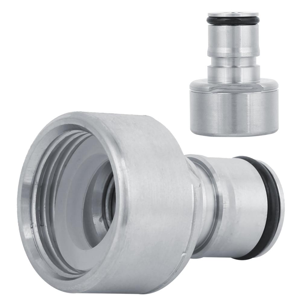 Kit de Conversión de Desconexión Rápida Adaptador de Acoplador de Barril de Postre de Bola de Bloqueo para Sistema de Embotellado de Cerveza para Elaboración Casera