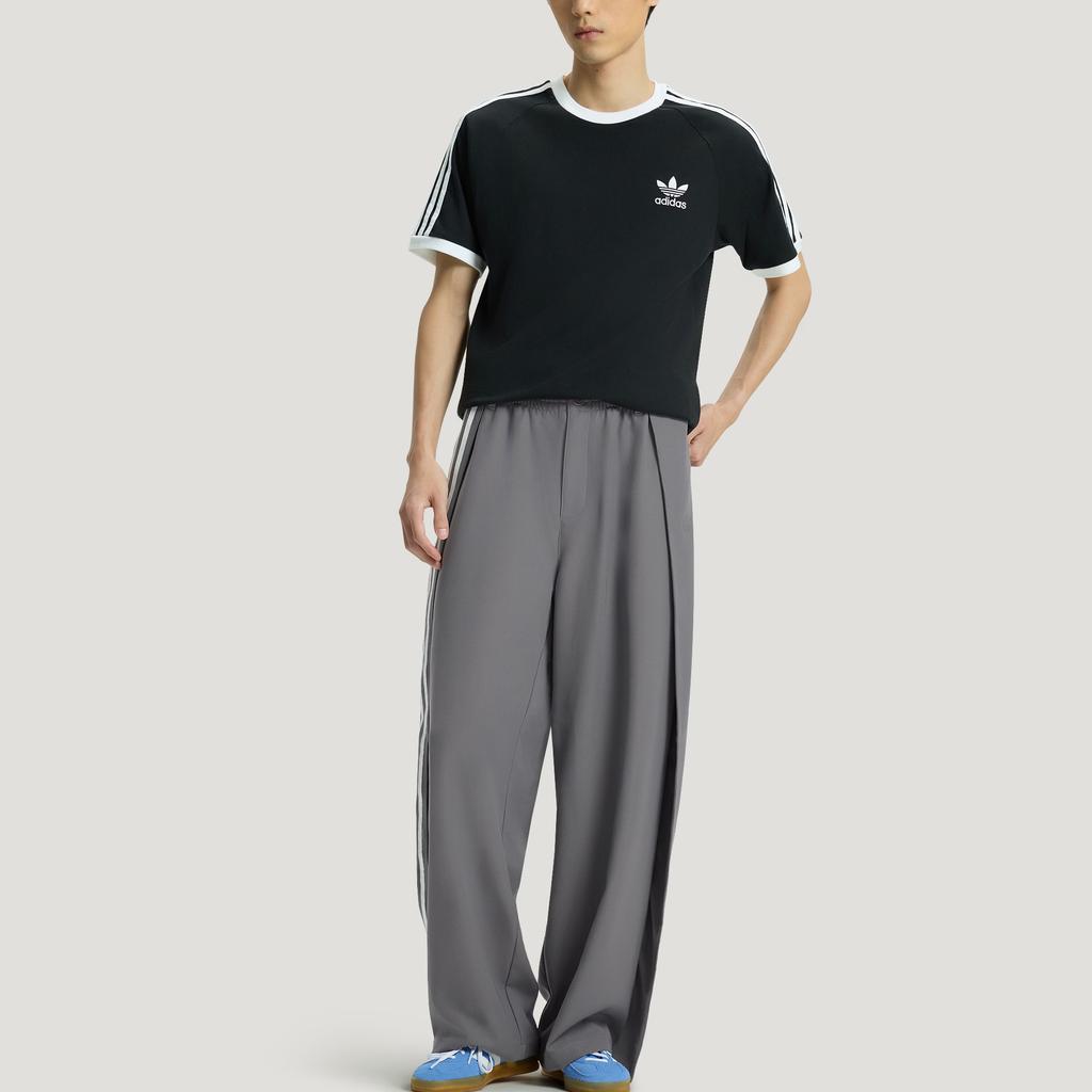 Adidas Originals Premium 3S Track Pant Loose Fit Sport Stripe Drawstring Casual Pants Men pants KS5343